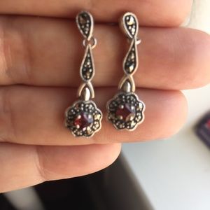 925 Silver Earrings dangling